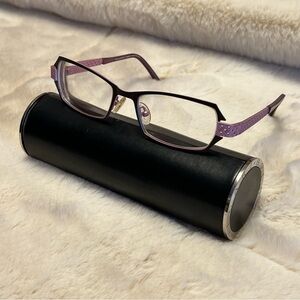 Lafont Elegant Purple Women's Eyeglass Frames